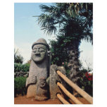 Grandfather statue, Cheju-do Island, South Korea Flyer Design