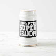Grandfathers Birthdays : 100% Pure Super Grandpa Coffee Mug