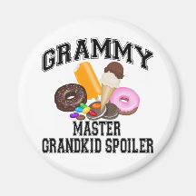 Grandkid Spoiler Grammy Fridge Magnet
