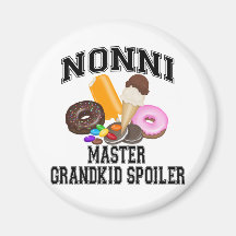 Grandkid Spoiler Nonni Refrigerator Magnets