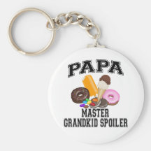 Grandkid Spoiler Papa Key Chains