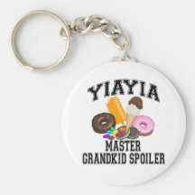 Grandkid Spoiler YiaYia Keychains