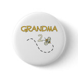 Grandma 2 Bee Pinback Buttons
