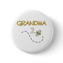 Grandma 2 Bee Pinback Buttons