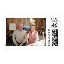 Grandma Al & Ralph Postage Stamps