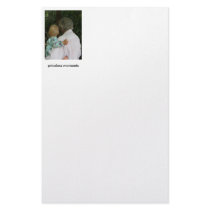 Grandma and baby, priceless moments stationery