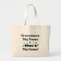 Grandma and Bingo Canvas Bag