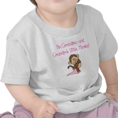 Grandma and Grandpas Little Monkey Tee Shirts