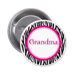 Grandma Button - Zebra Style buttons