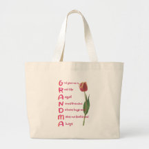 grandma canvas bag