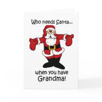 Grandma Christmas card by holiday_tshirts Grandma Christmas card