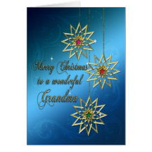 Grandma Christmas card