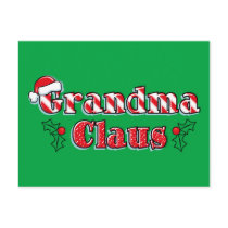 Grandma Claus Post Cards