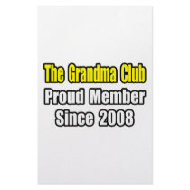 Grandma Club...Since 2008 stationery by Proud_Grandma_Shirts Grandma Club...Since 2008 stationery