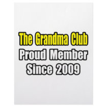 Grandma Club...Since 2009 letterhead by Proud_Grandma_Shirts Grandma Club...Since 2009 letterhead