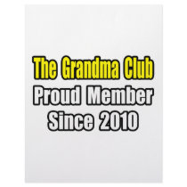 Grandma Club...Since 2010 letterhead by Proud_Grandma_Shirts Grandma Club...Since 2010 letterhead