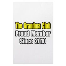 Grandma Club...Since 2010 stationery by Proud_Grandma_Shirts Grandma Club...Since 2010 stationery