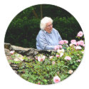 Grandma Cutting Roses sticker