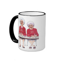 Grandma & Delia the Bingo Queens Coffee Mug by dizzypixels Grandma & Delia the Bingo Queens Coffee Mug