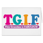 Grandma Fabulous Card
