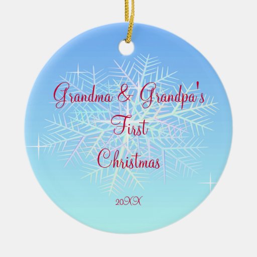 grandma grandpa first christmas ornament zazzle grandma grandpa first christmas ornament zazzle