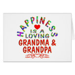 Grandma & Grandpa Happiness Greeting Cards