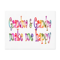 Grandma & Grandpa postcards