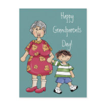 Grandma & Grandson (Grandparent Designs) postcards by mrssocolov Grandma & Grandson (Grandparent Designs) postcards