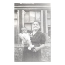 Grandma-holding-Patrick posters