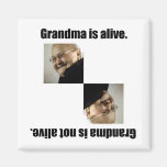 Grandma Is Alive. magnets