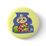 Grandma Knitting Pin