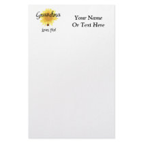 Grandma Loves Me stationery