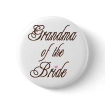Grandma of Bride Classy Browns buttons