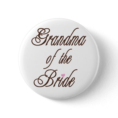Grandma of Bride Classy Browns Pins