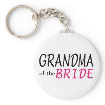 Grandma Of The Bride Keychains