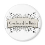 *Grandma Of The Bride Refrigerator Magnets