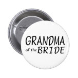 Grandma Of The Bride Pinback Button