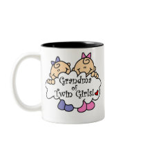 Grandma of Twin Girls mugs by familymembers Grandma of Twin Girls mugs