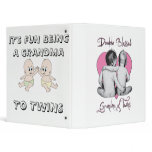GRANDMA OF TWINS BINDERS