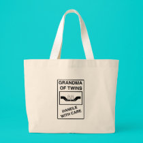 Grandma of Twins Handle With Care bags by Scrappintwins Grandma of Twins Handle With Care bags