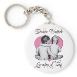 GRANDMA OF TWINS keychains