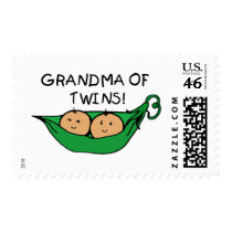 Grandma of Twins Pod Stamps