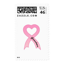 Grandma Pink Ribbon Stamps by pinkribbonshirts Grandma Pink Ribbon Stamps