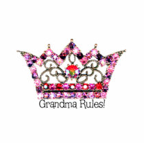 "Grandma Rules" Tiara SCULPTURE photo sculptures