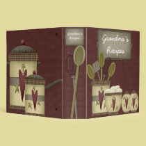 Grandma´s Recipes binders