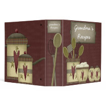 Grandma´s Recipes binders