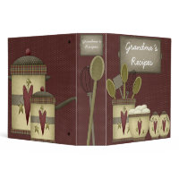 Grandma´s Recipes binder