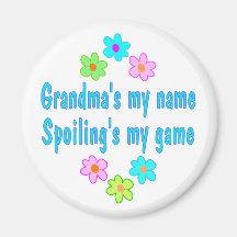 Grandma Spoils Refrigerator Magnets