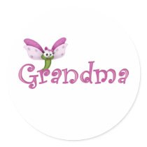Grandma Round Sticker