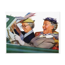 Grandma The Speed Queen postcards
